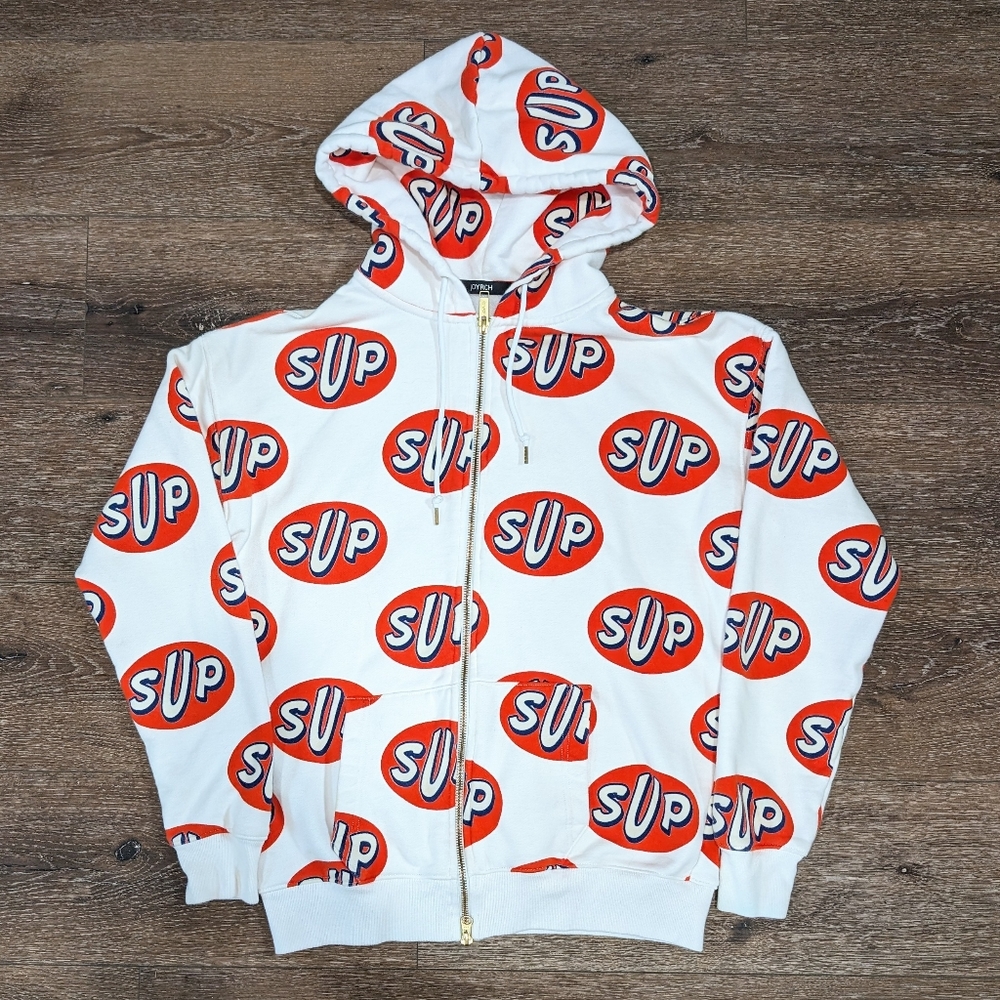 Joyrich Sup all over print hoodie - SIZE S